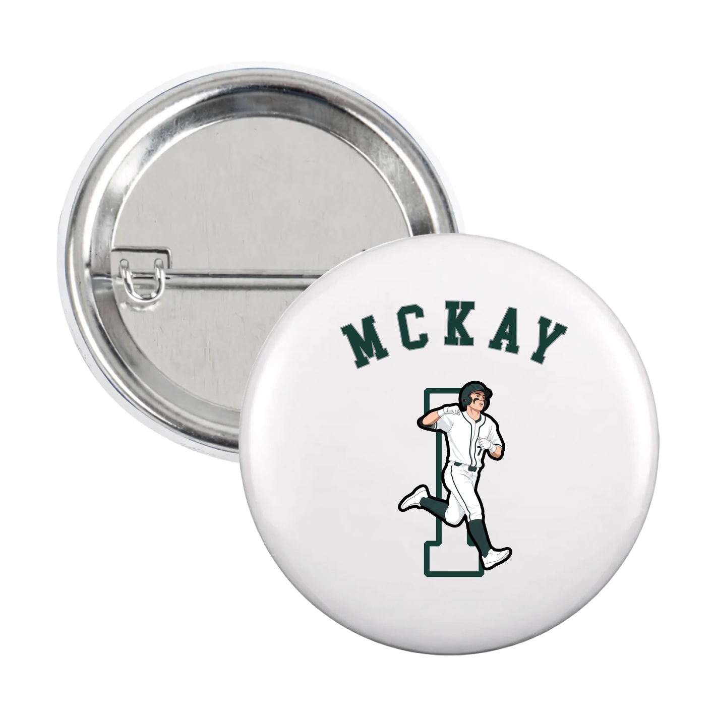 Game Day Button — Shirsey Arch in White