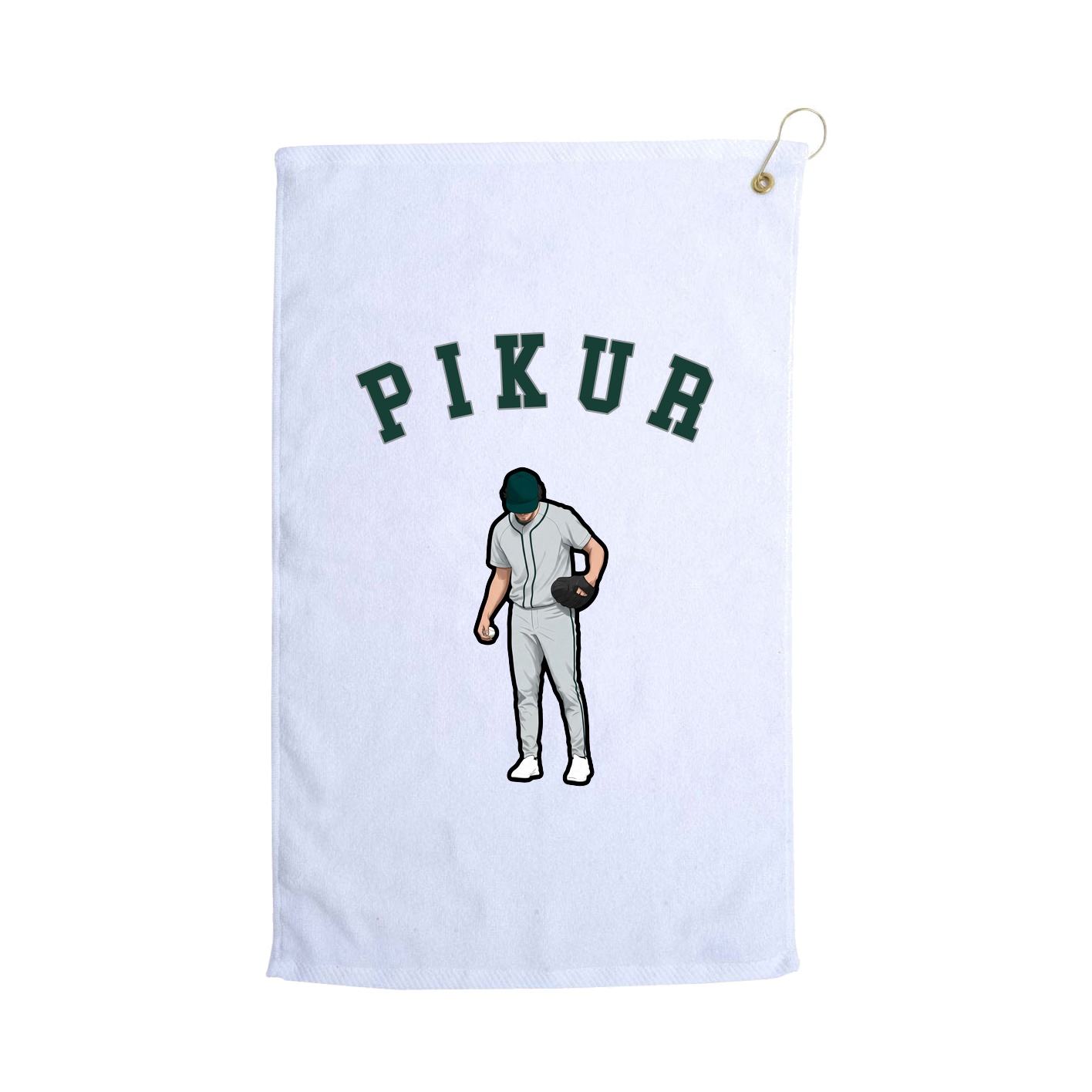 Golf Towel — Shirsey Arch in White