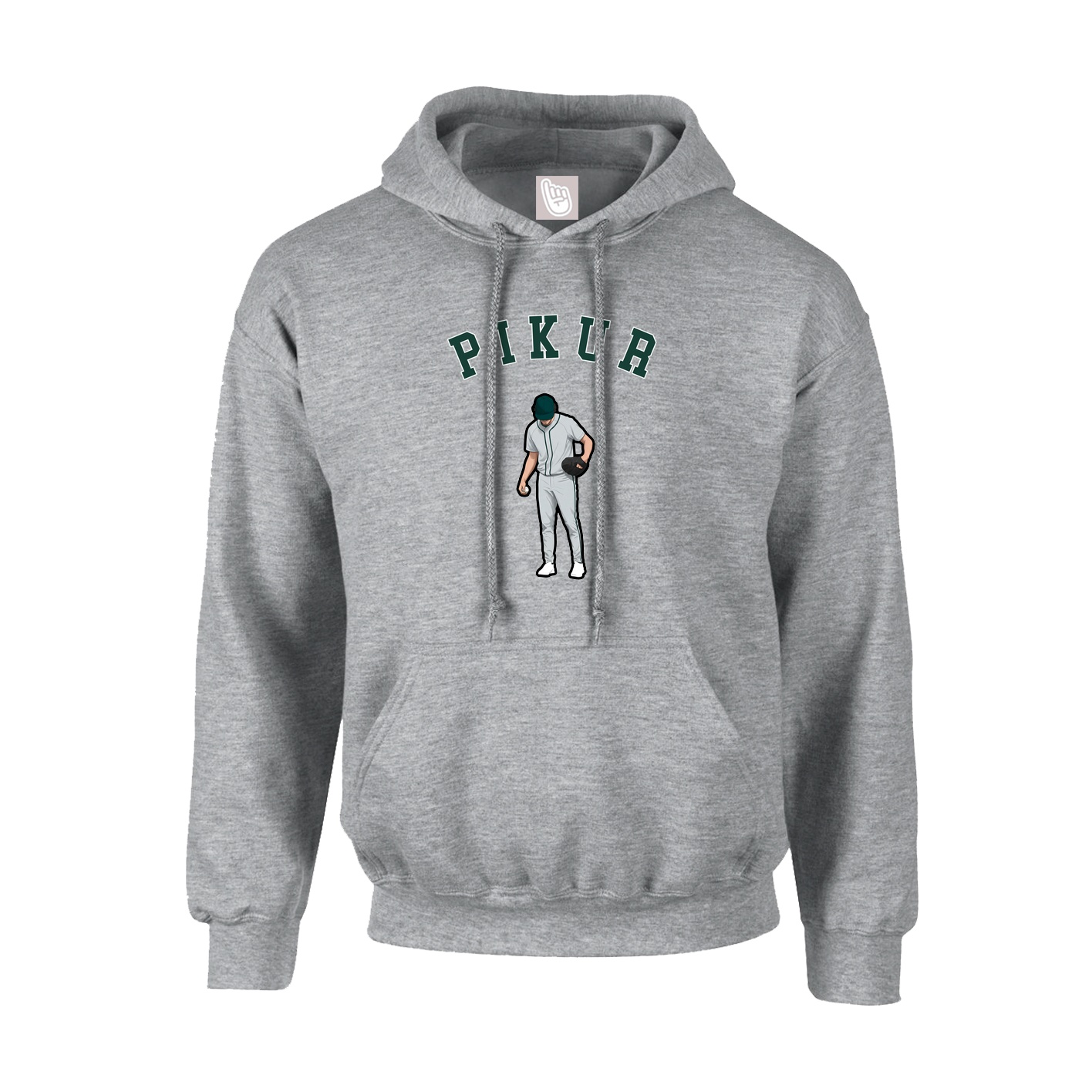 Youth Hoodie — Shirsey Arch in Grey