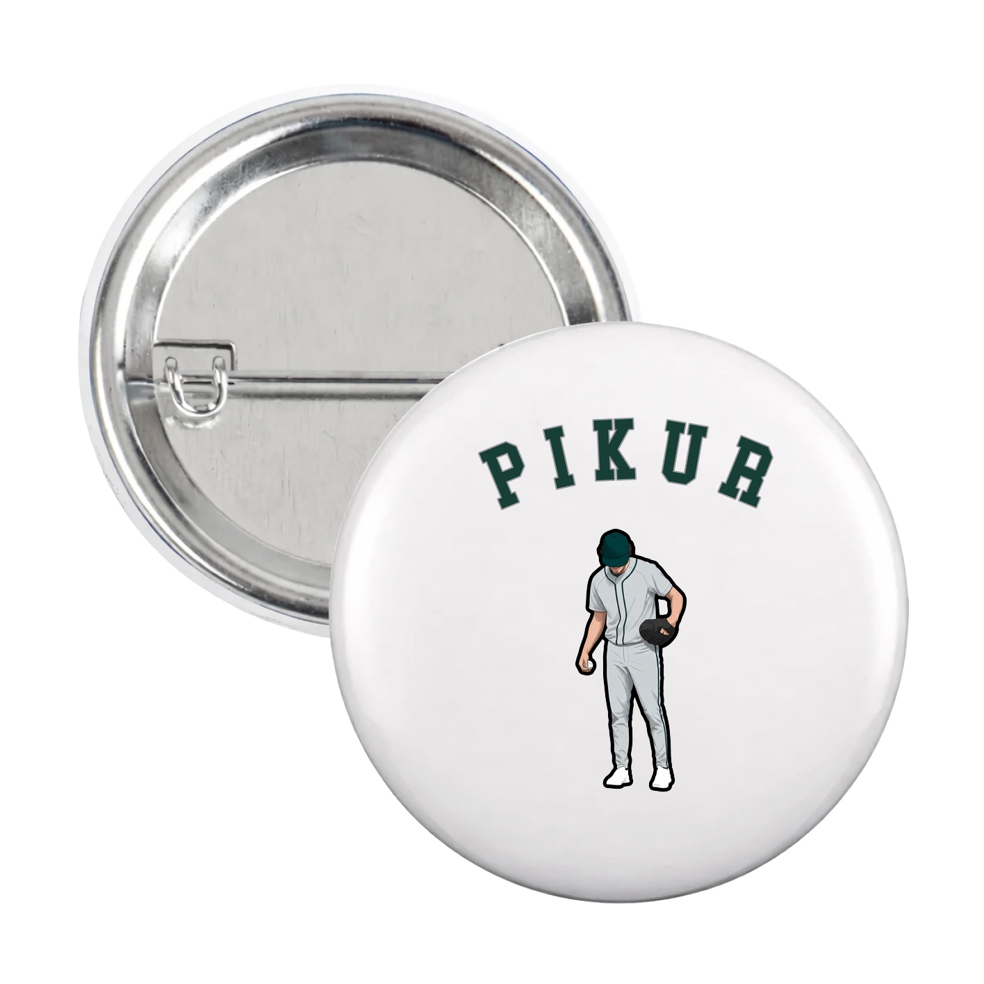 Game Day Button — Shirsey Arch in White