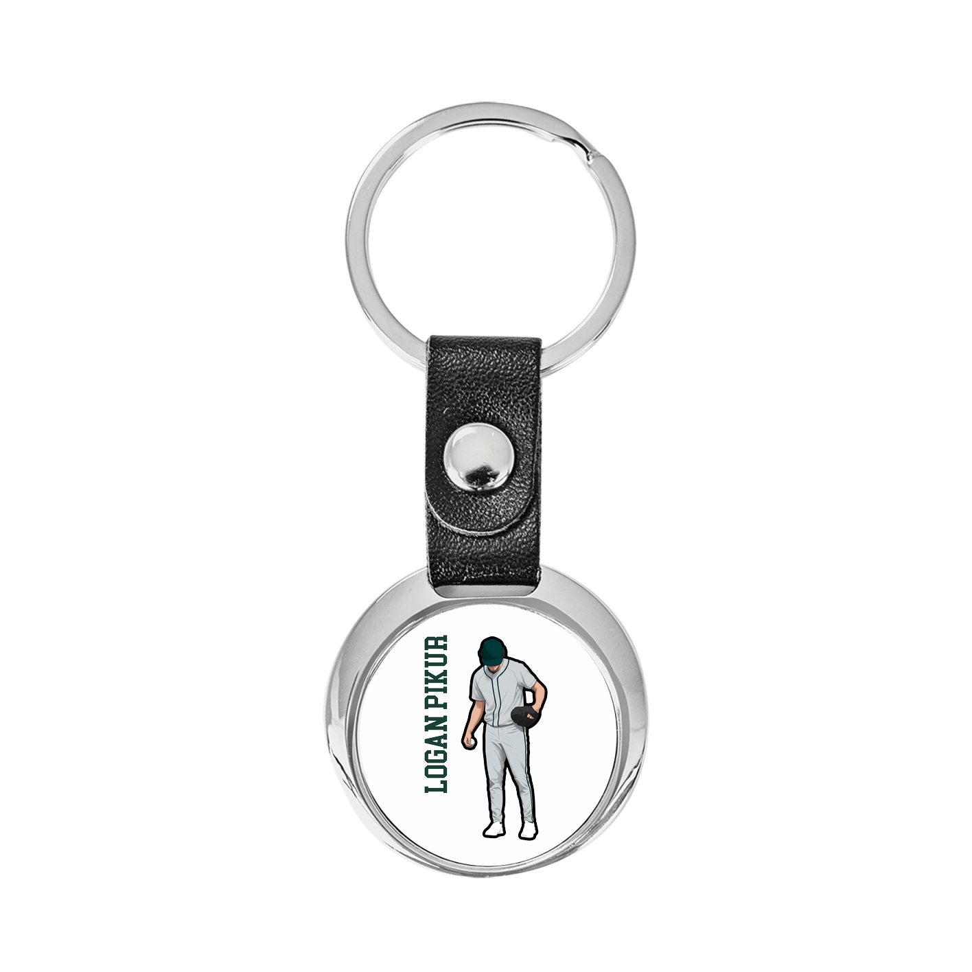 Key Chain — Name Vertical in Classic