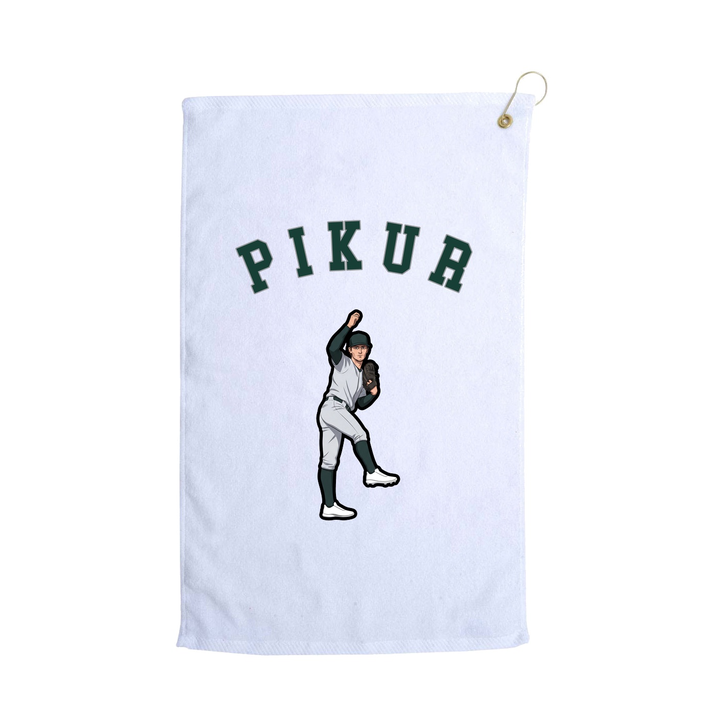 Golf Towel — Shirsey Arch in White