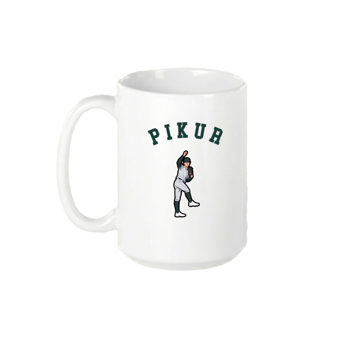 15oz Coffee Mug — Shirsey Arch in White