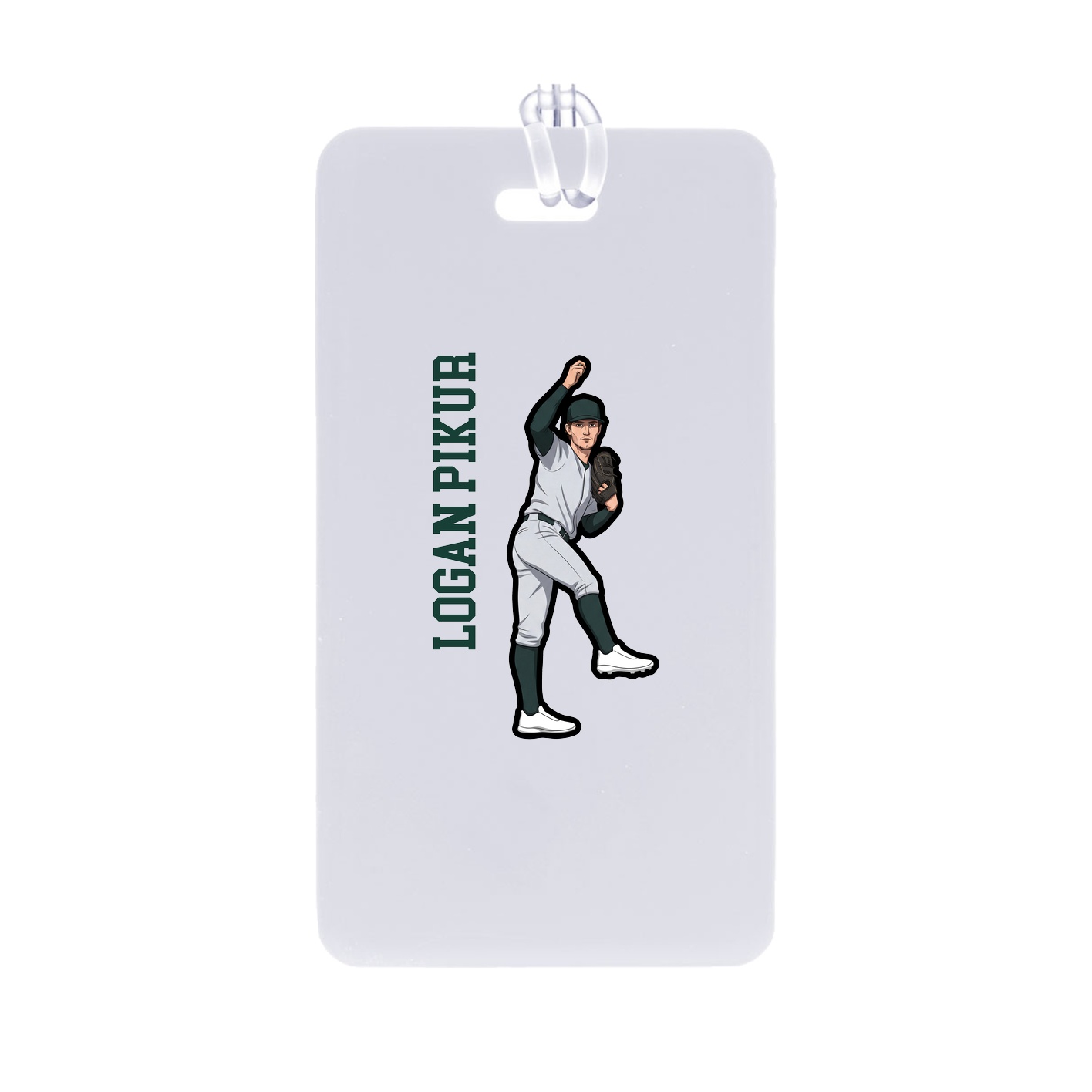 Bag Tag — Name Vertical in Classic