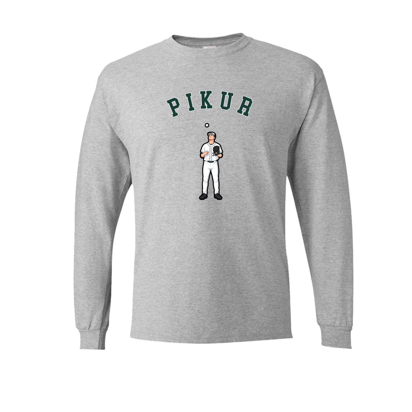 Long Sleeve Tee — Shirsey Arch in Grey