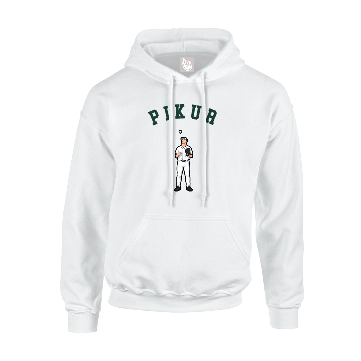 Hoodie — Shirsey Arch in White