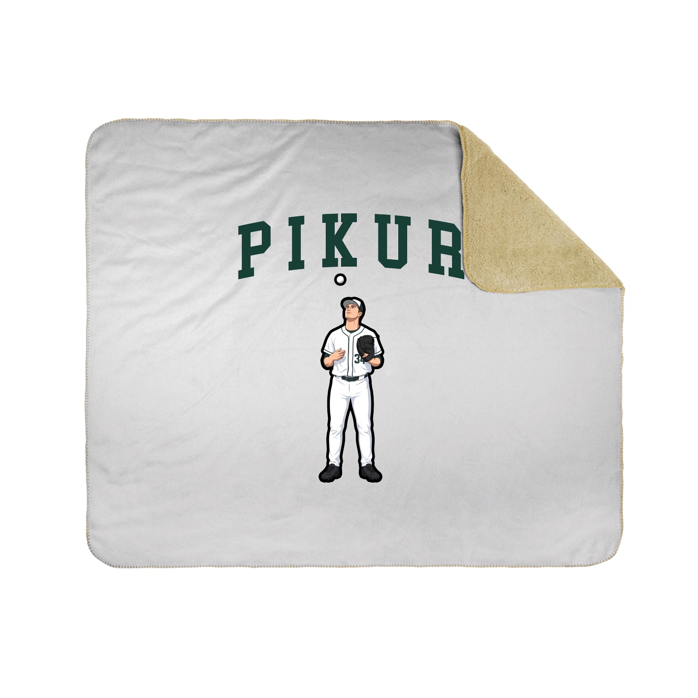 Throw Blanket — Shirsey in White
