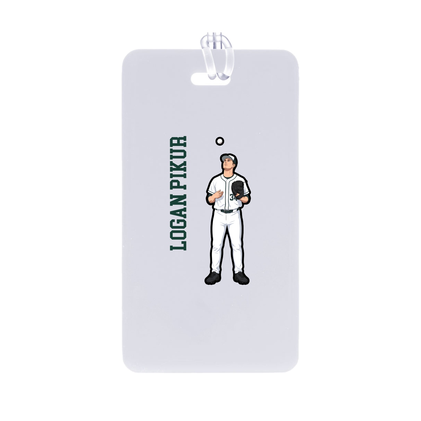 Bag Tag — Name Vertical in Classic