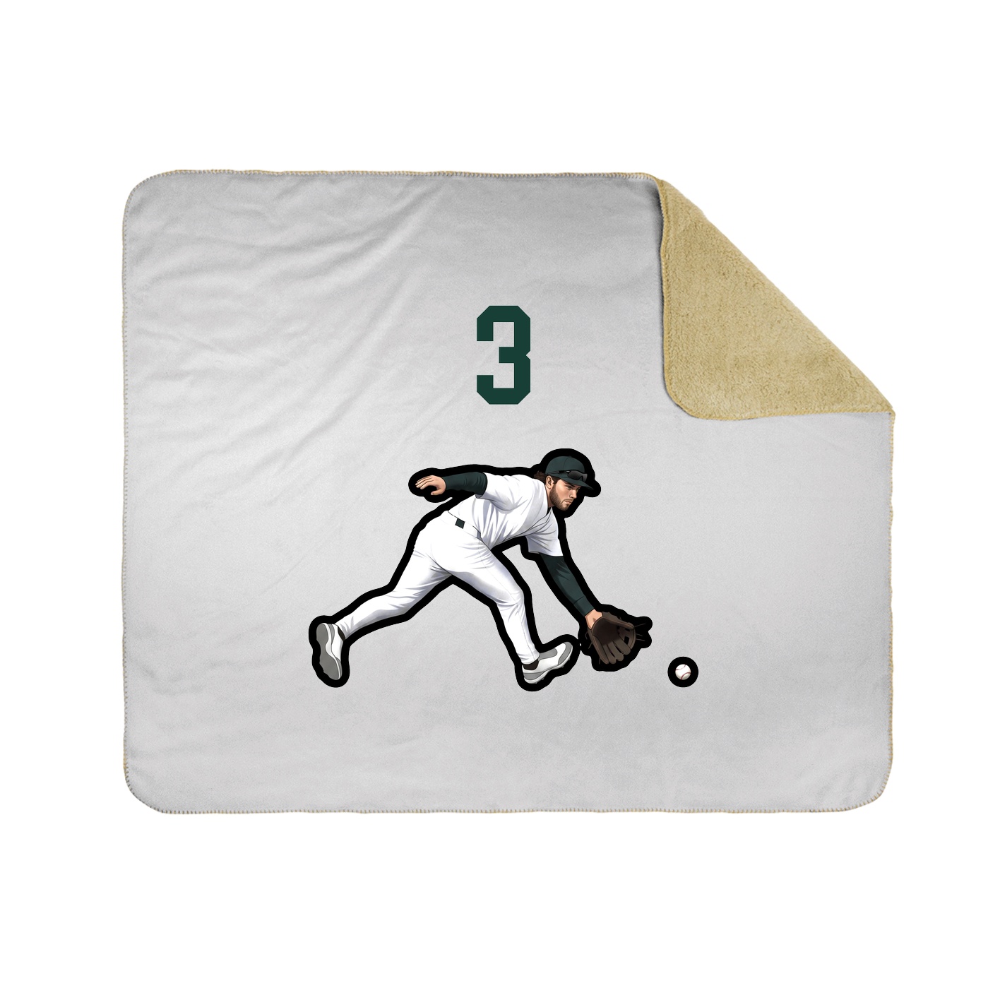 50x60 Sherpa Lined Throw Blanket