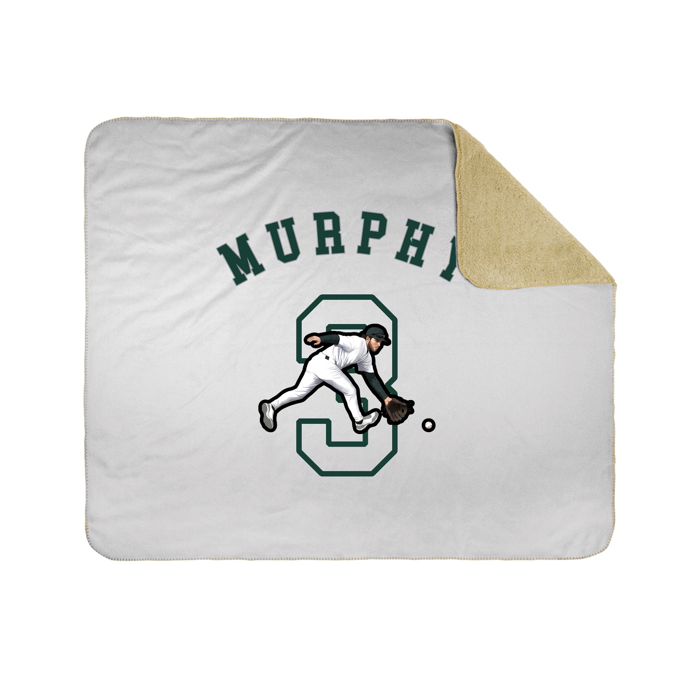 50x60 Sherpa Lined Throw Blanket