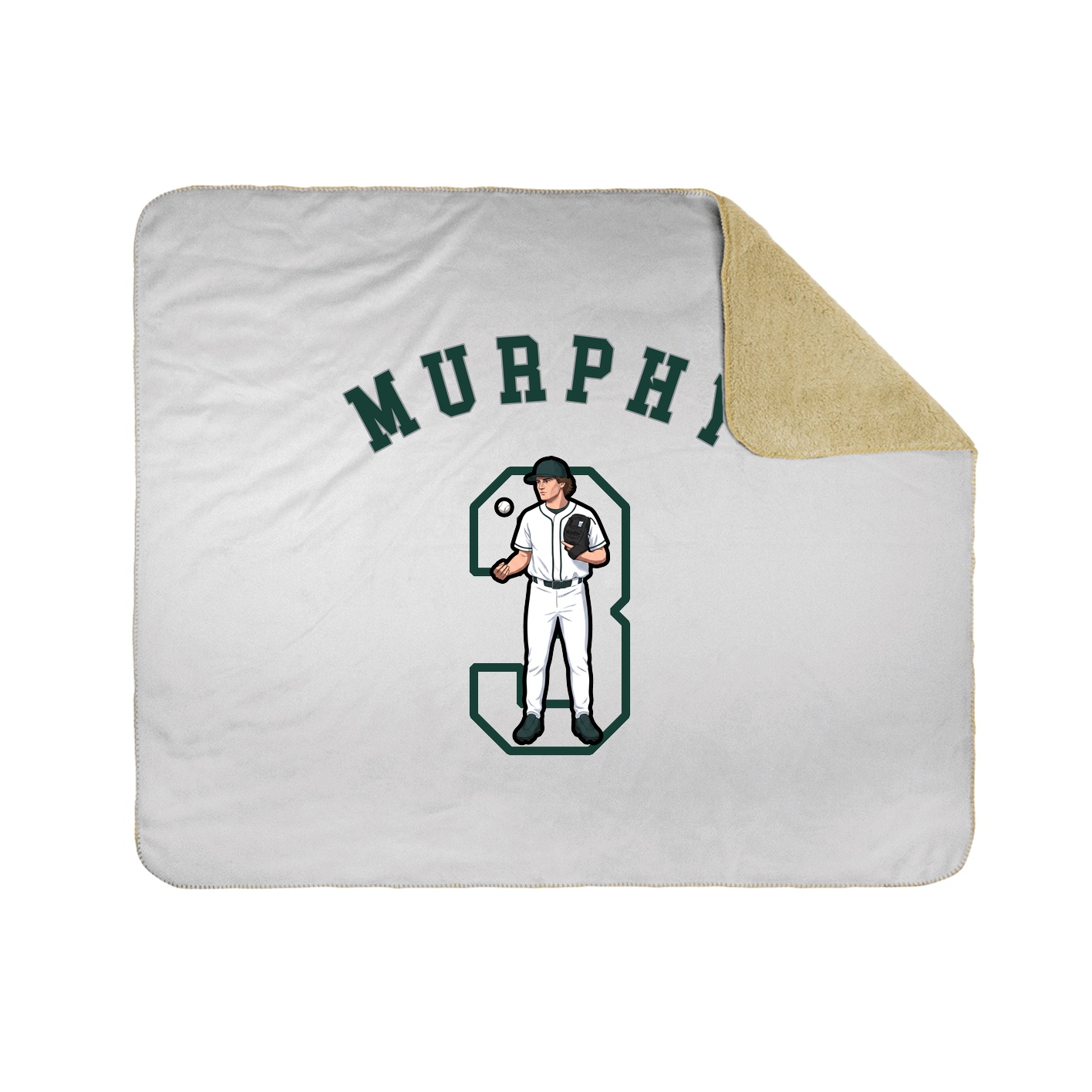 50x60 Sherpa Lined Throw Blanket