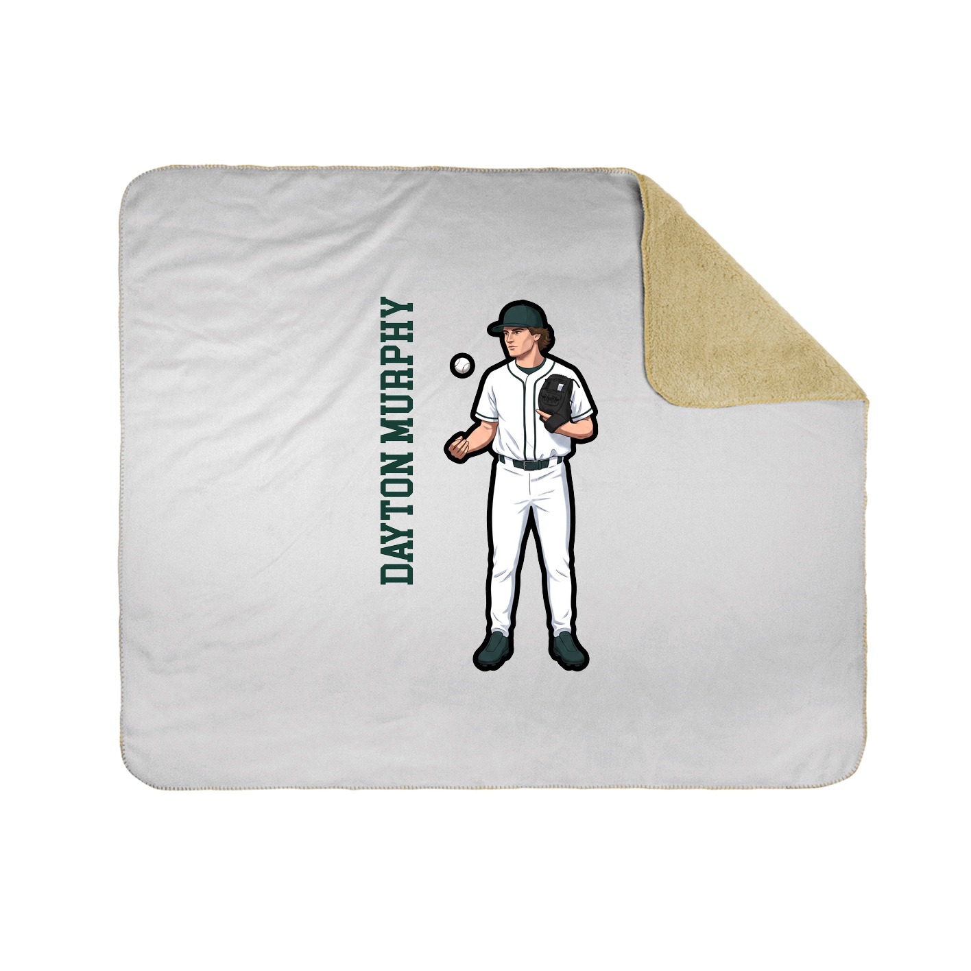 50x60 Sherpa Lined Throw Blanket