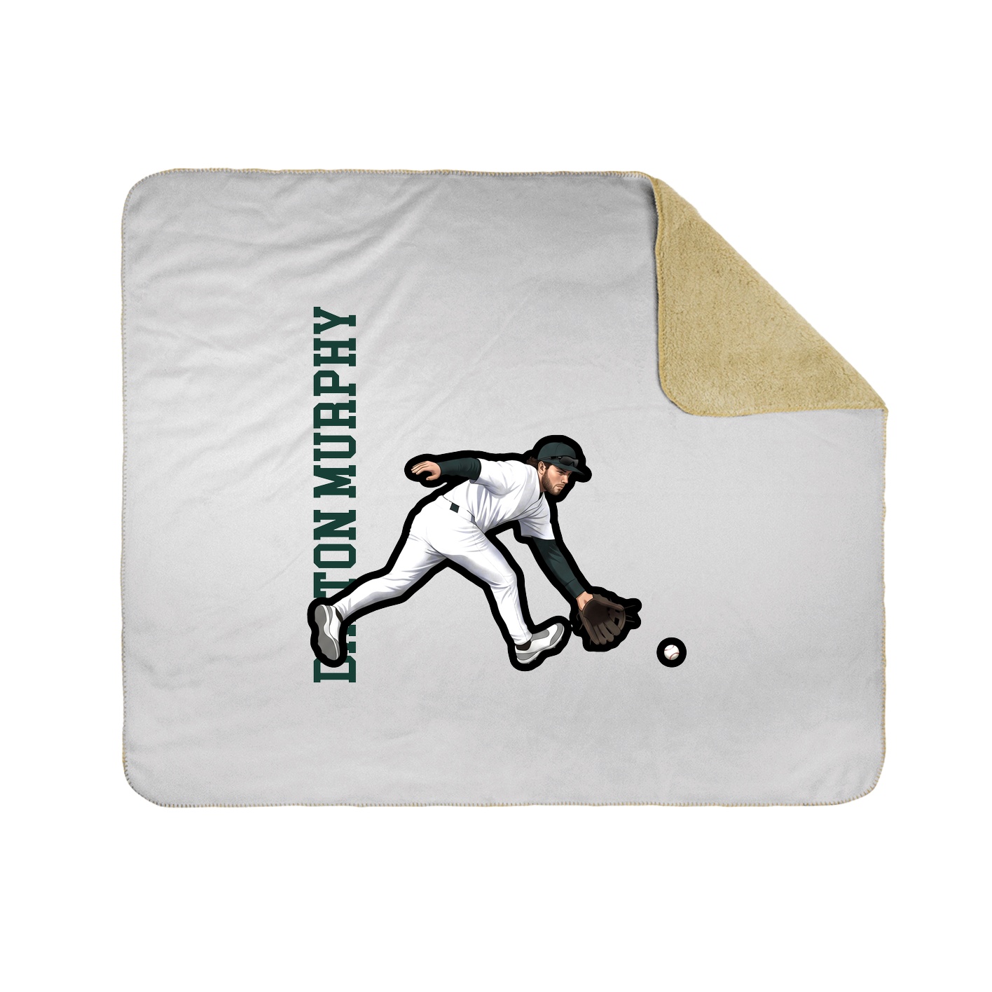 50x60 Sherpa Lined Throw Blanket