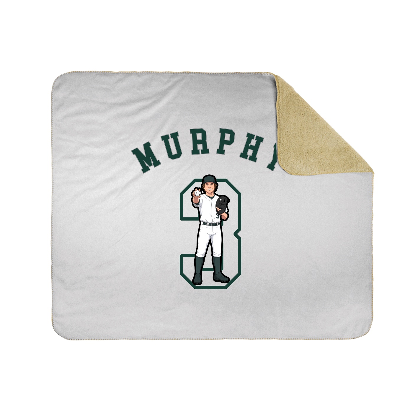 50x60 Sherpa Lined Throw Blanket