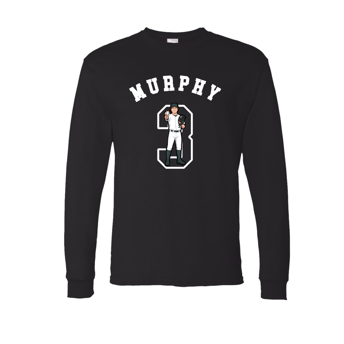 Long Sleeve Tee — Shirsey Arch in Black