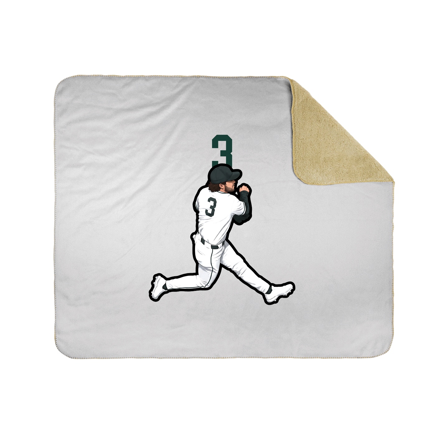 50x60 Sherpa Lined Throw Blanket