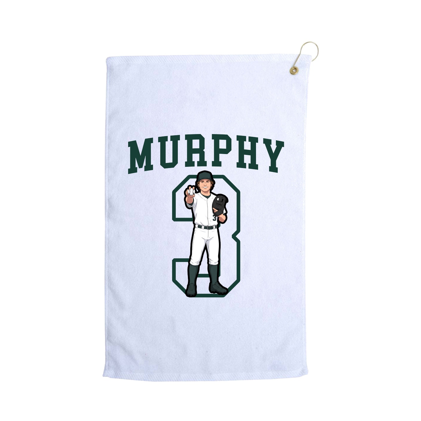 Golf Towel — Shirsey in White