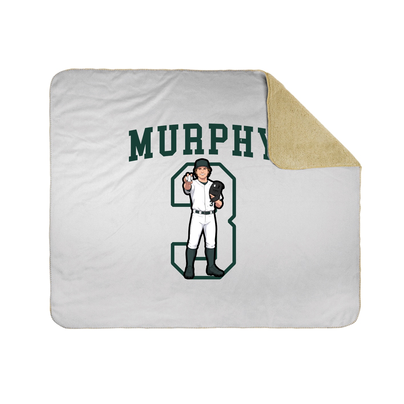 50x60 Sherpa Lined Throw Blanket