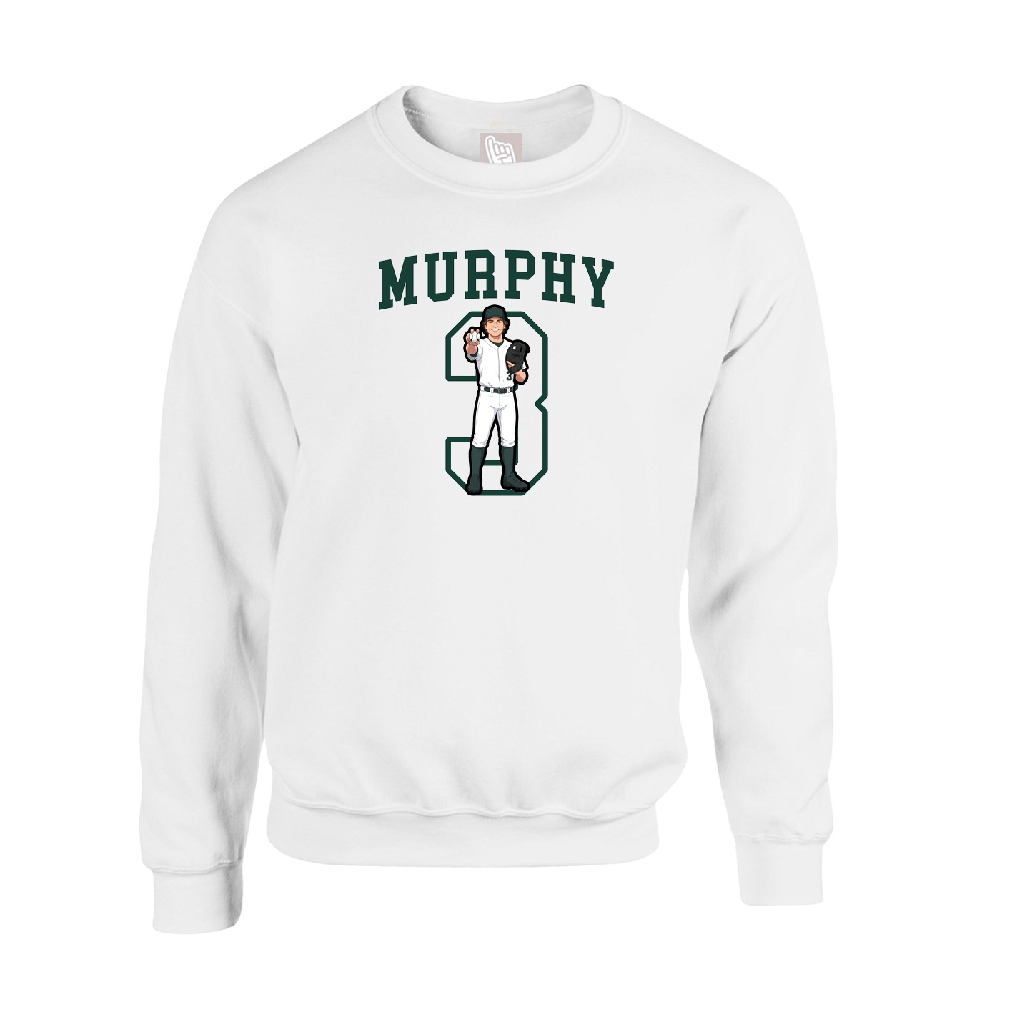 Fleece Crew — Shirsey in White