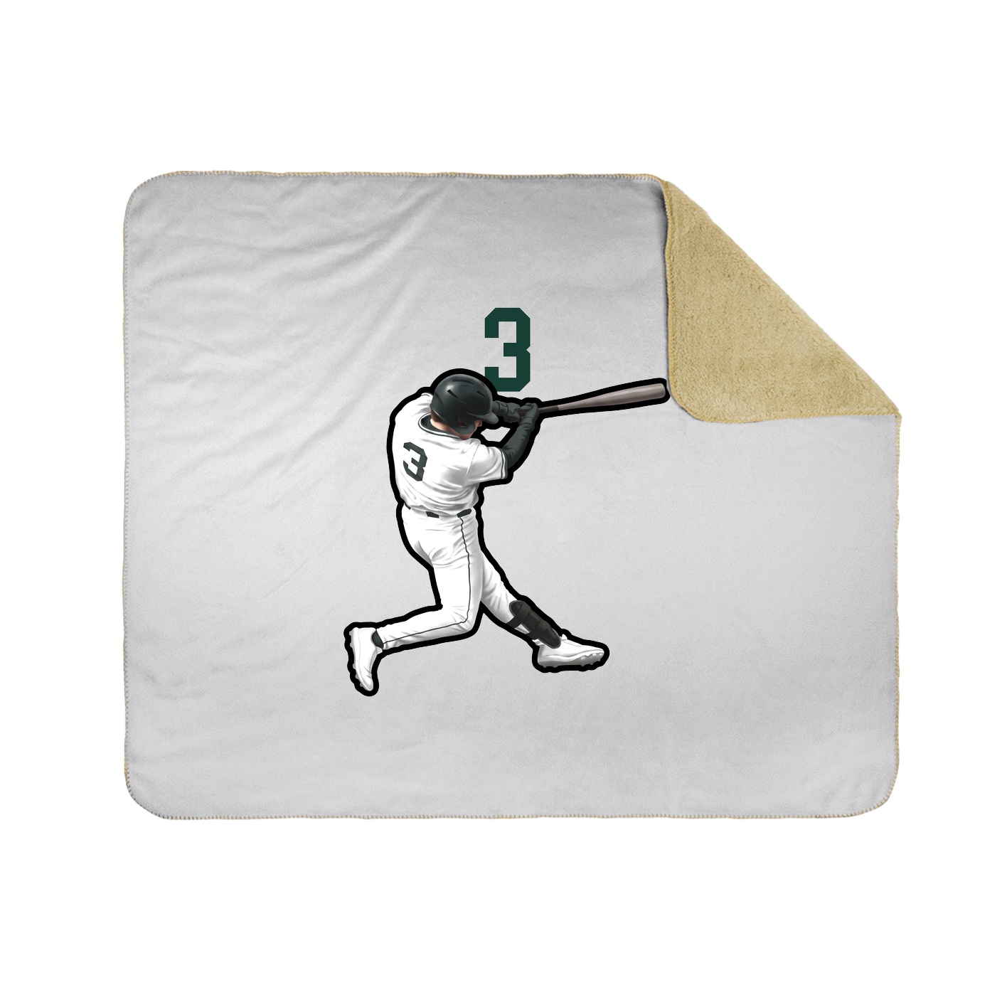 50x60 Sherpa Lined Throw Blanket