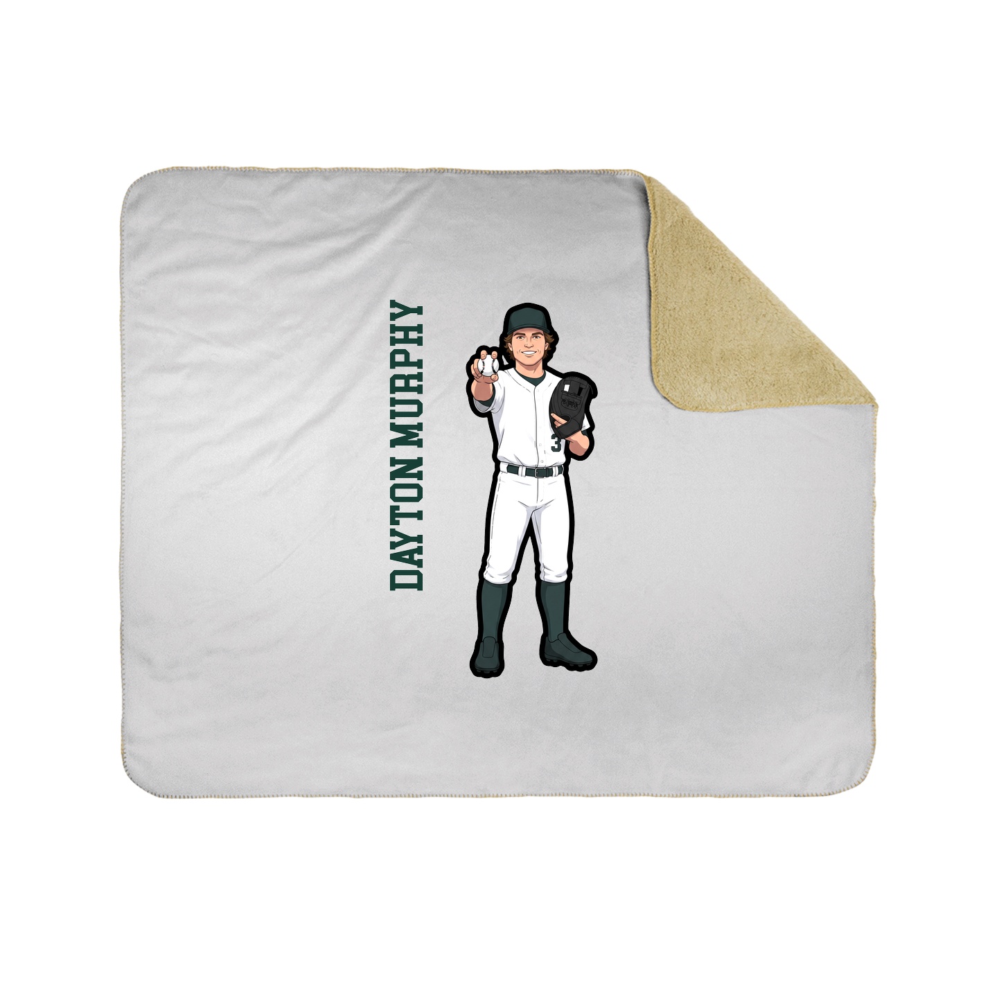 50x60 Sherpa Lined Throw Blanket