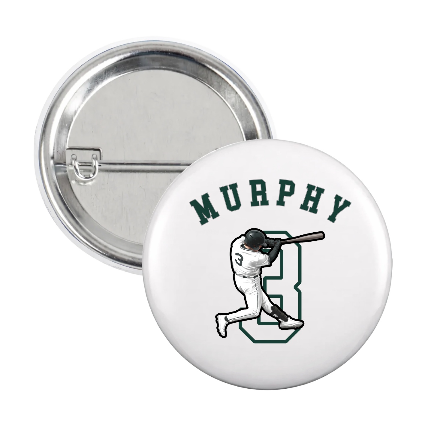 Game Day Button — Shirsey Arch in White