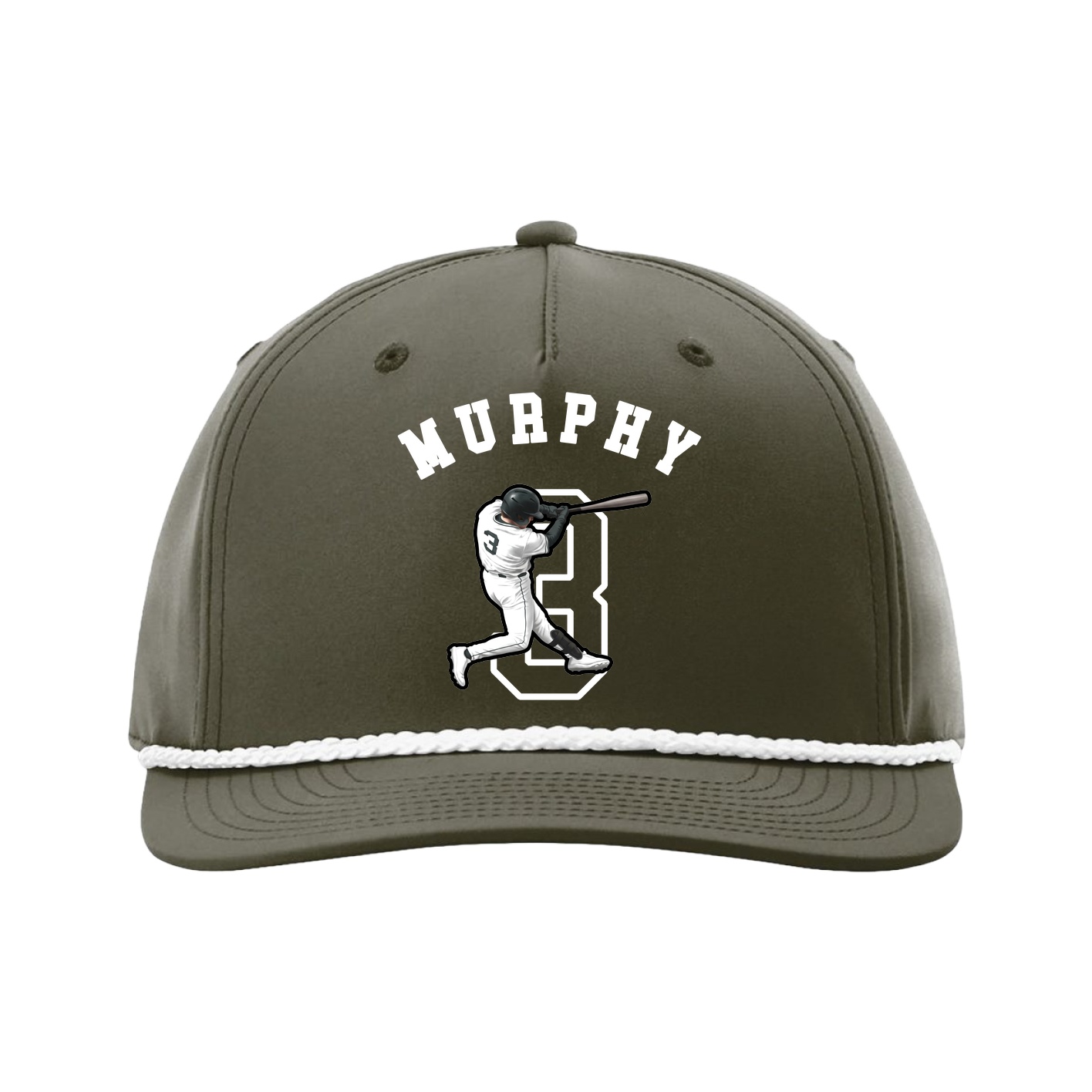 Five-Panel Classic Rope Cap — Shirsey Arch in Green