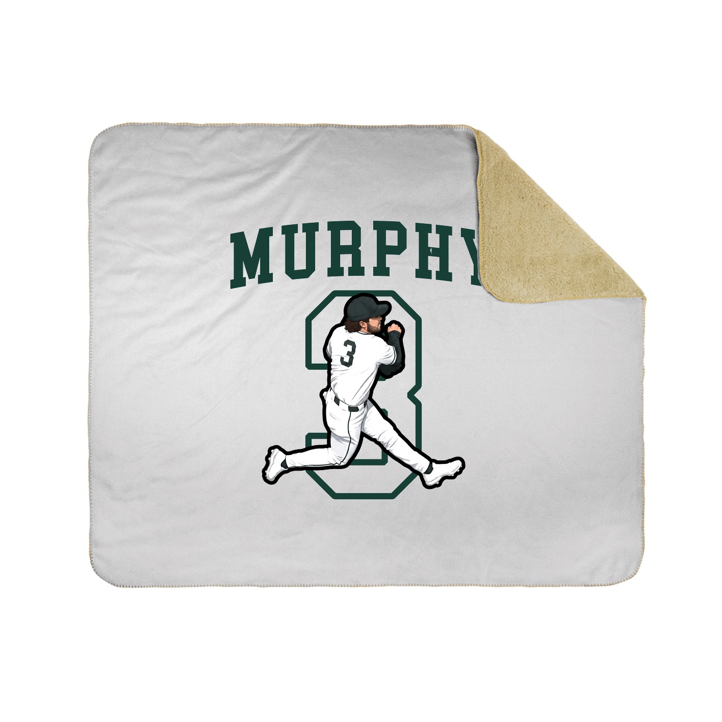 50x60 Sherpa Lined Throw Blanket