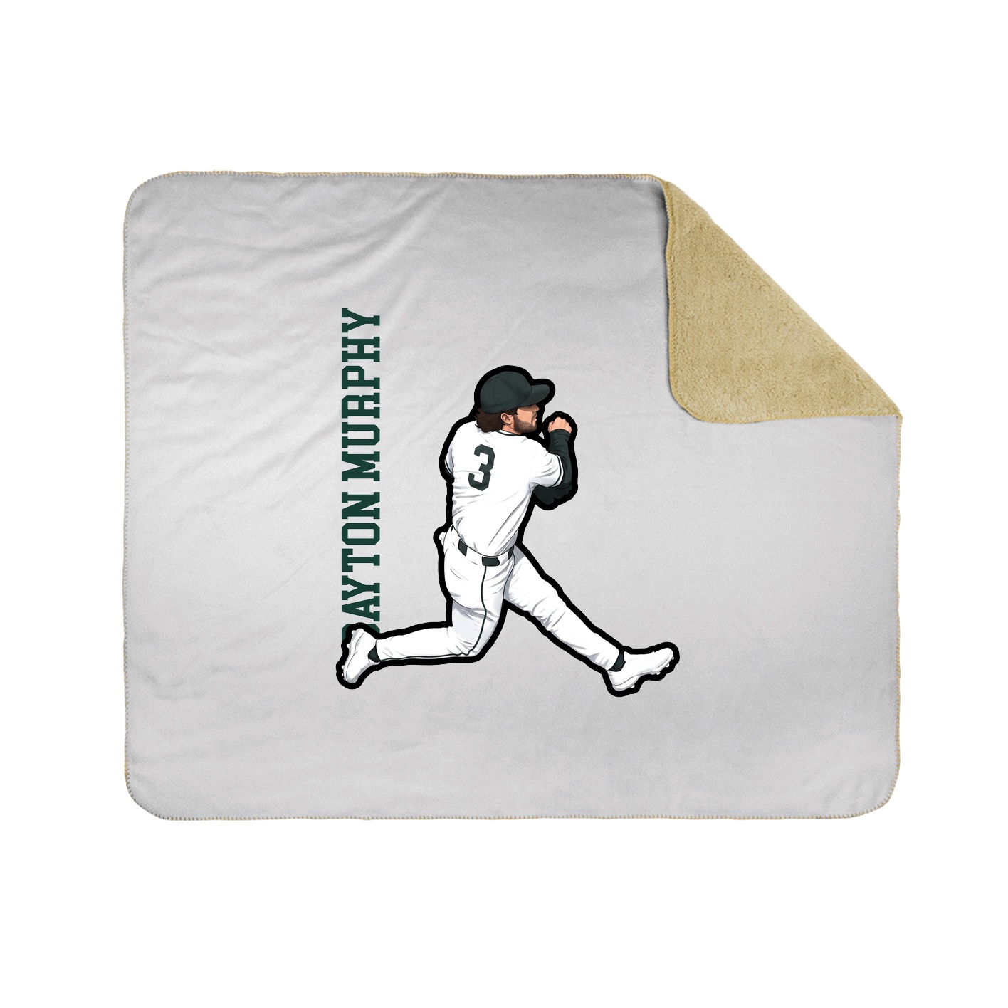 50x60 Sherpa Lined Throw Blanket