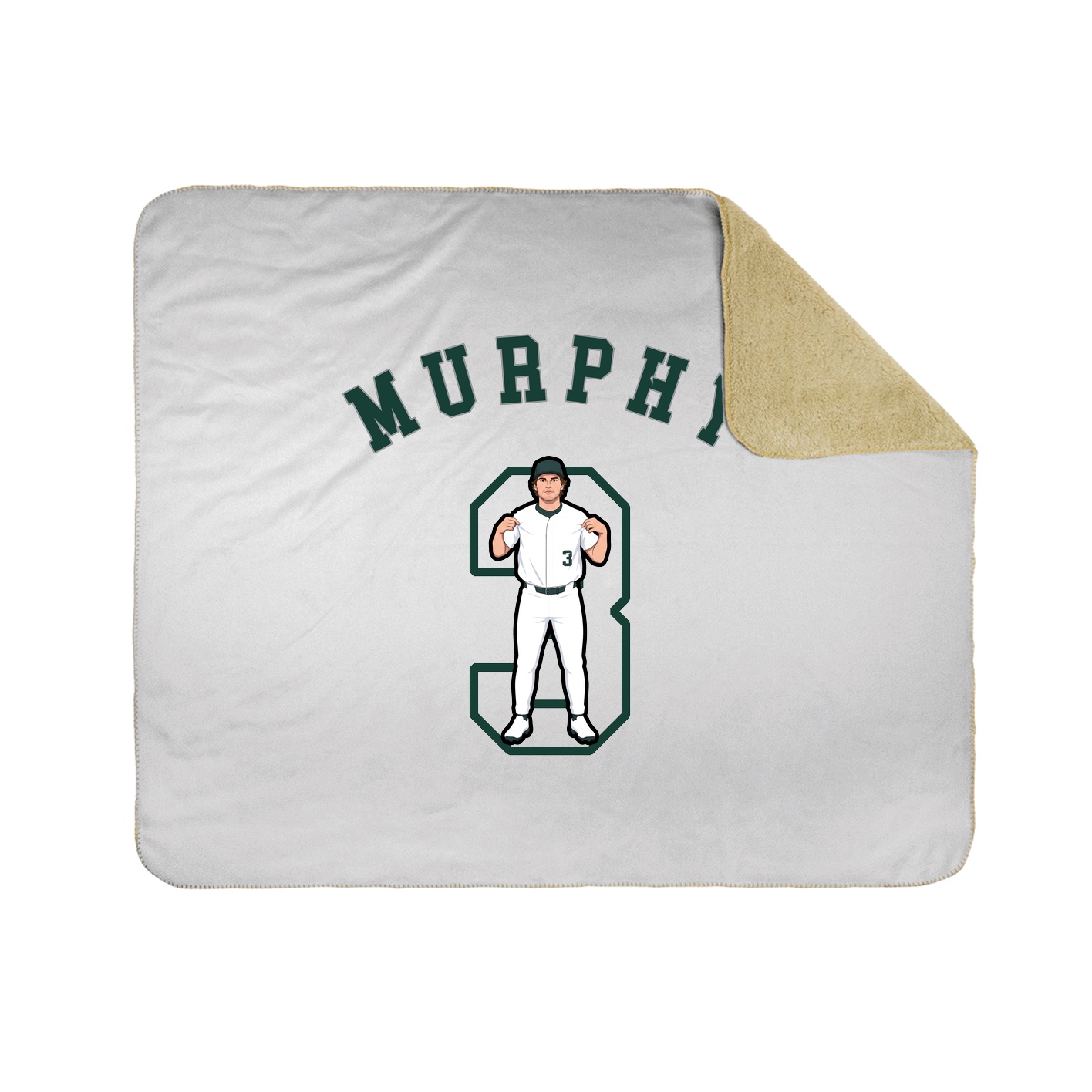 50x60 Sherpa Lined Throw Blanket