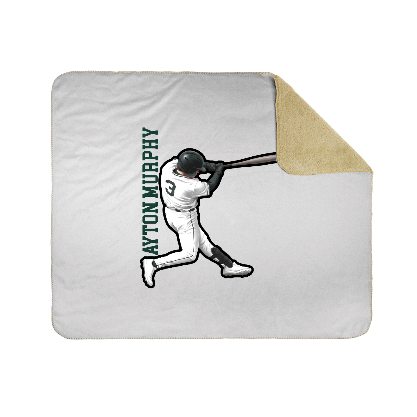 50x60 Sherpa Lined Throw Blanket