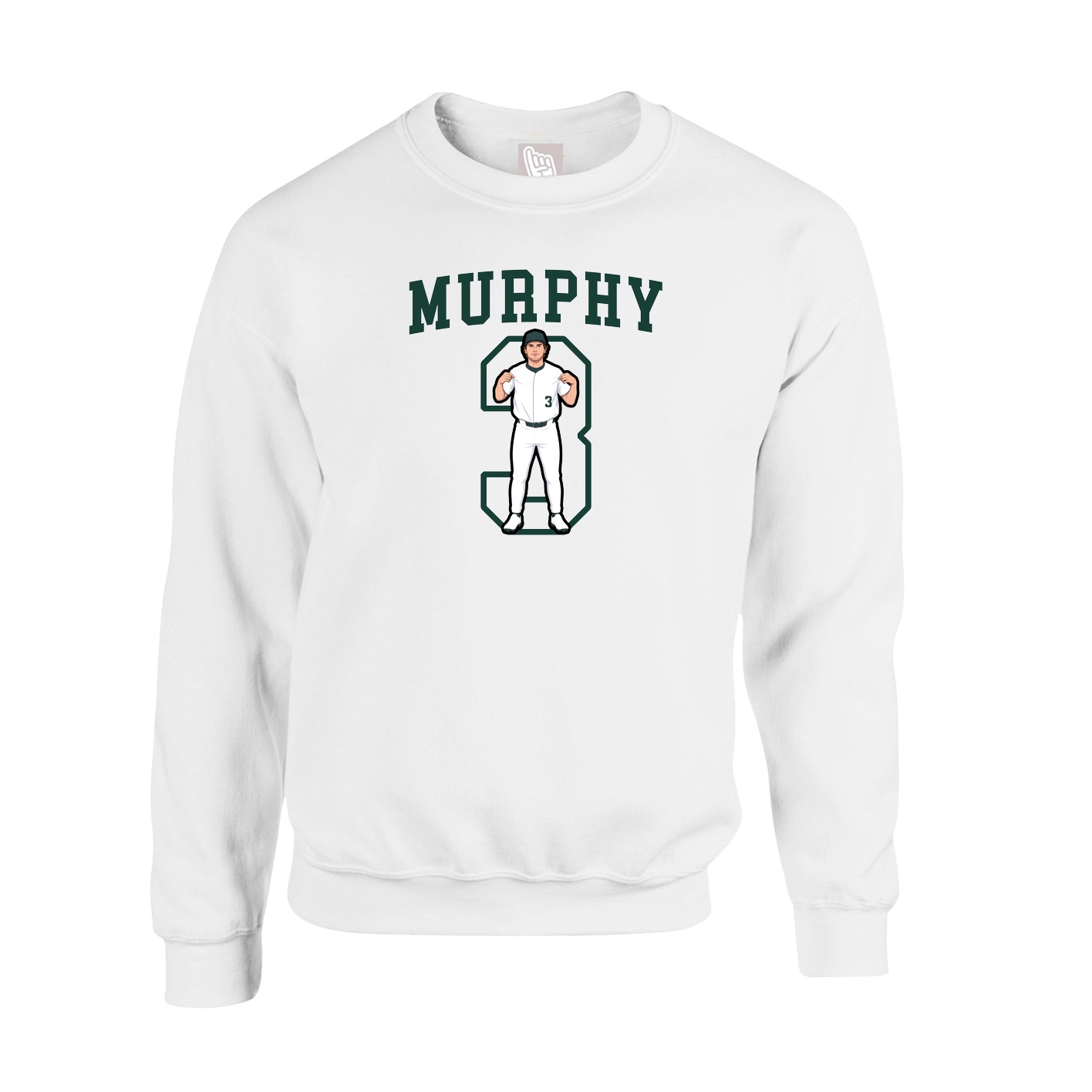 Fleece Crew — Shirsey in White