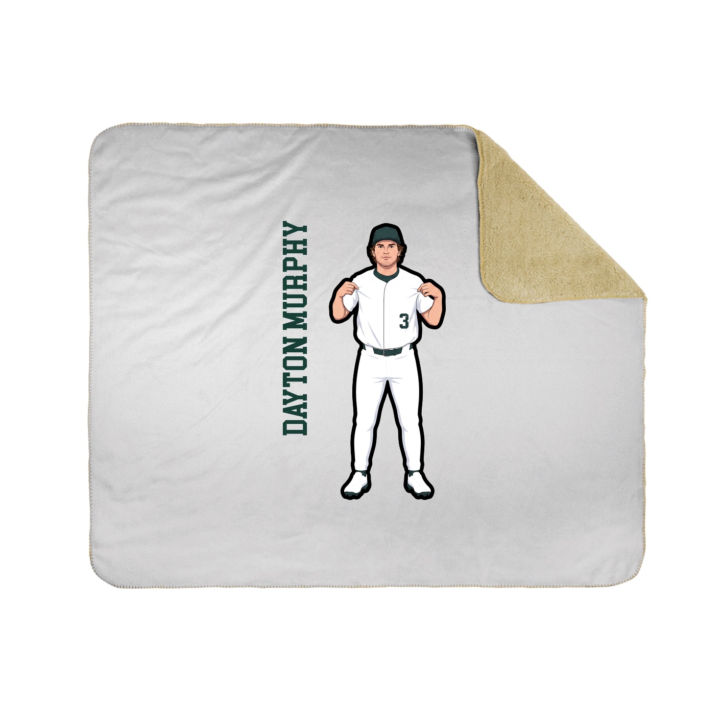 50x60 Sherpa Lined Throw Blanket