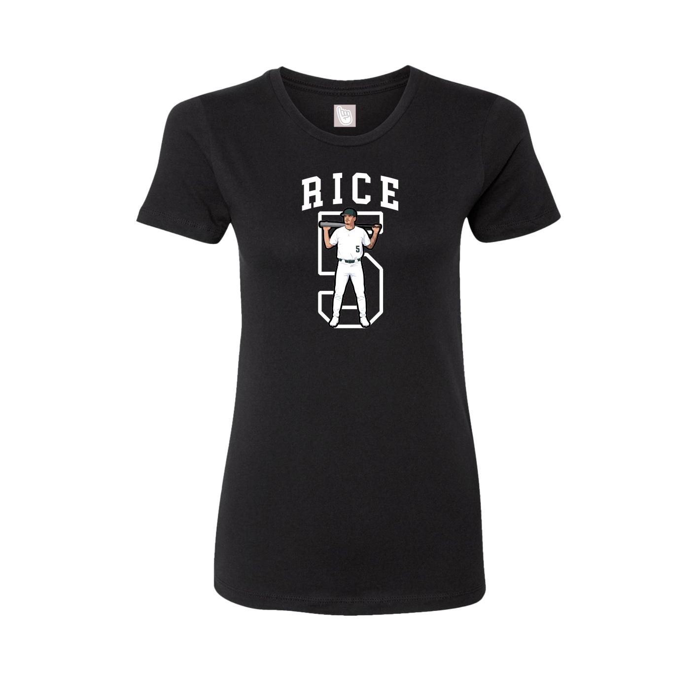 Fitted Women's Tee — Shirsey in Black