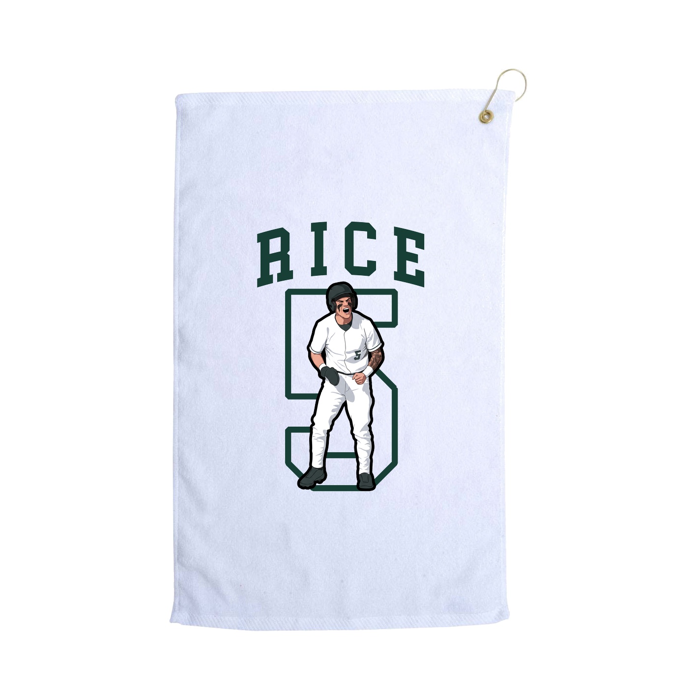 Golf Towel — Shirsey in White