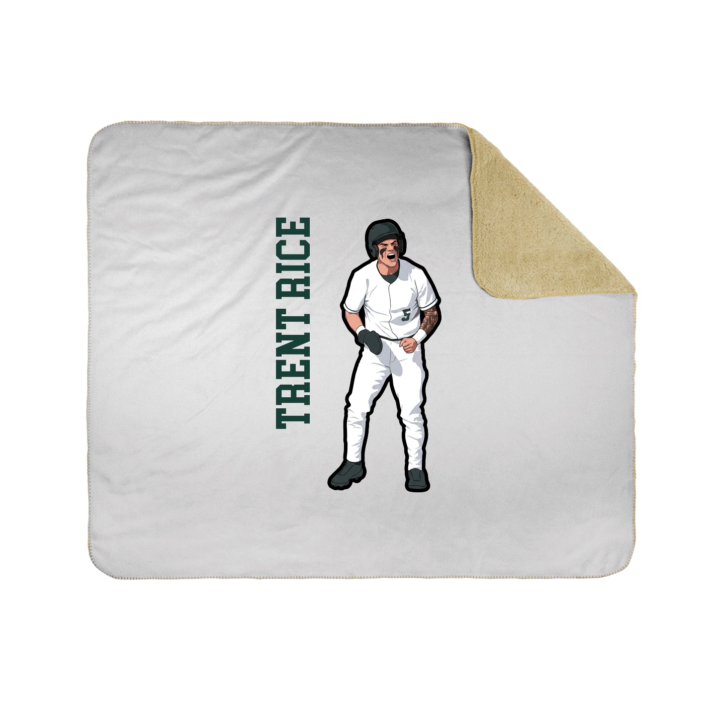 50x60 Sherpa Lined Throw Blanket