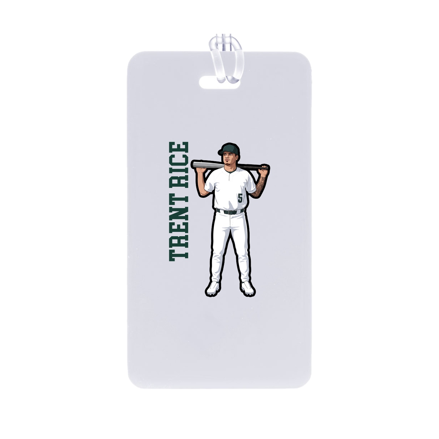 Bag Tag — Name Vertical in Classic