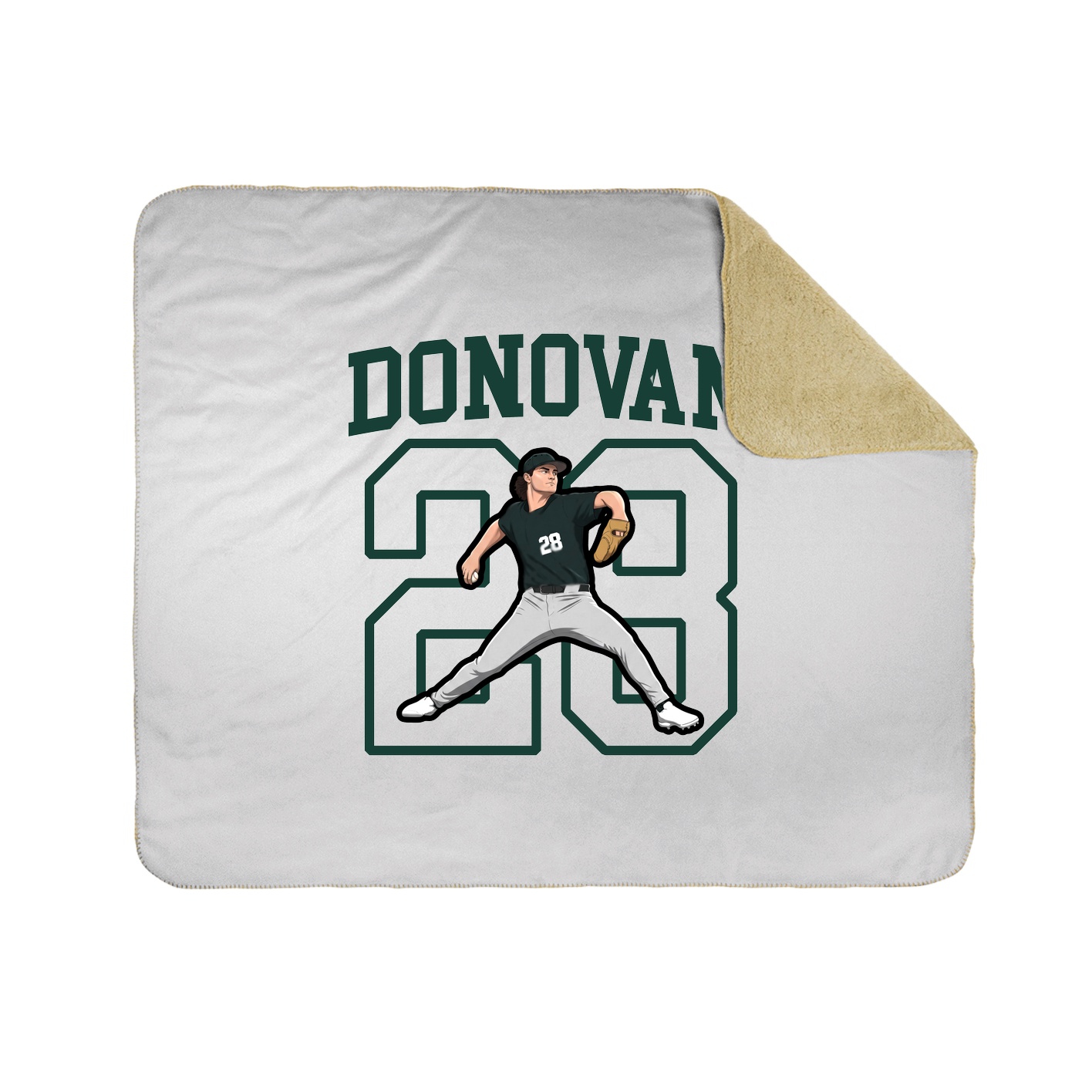 Throw Blanket — Shirsey in White