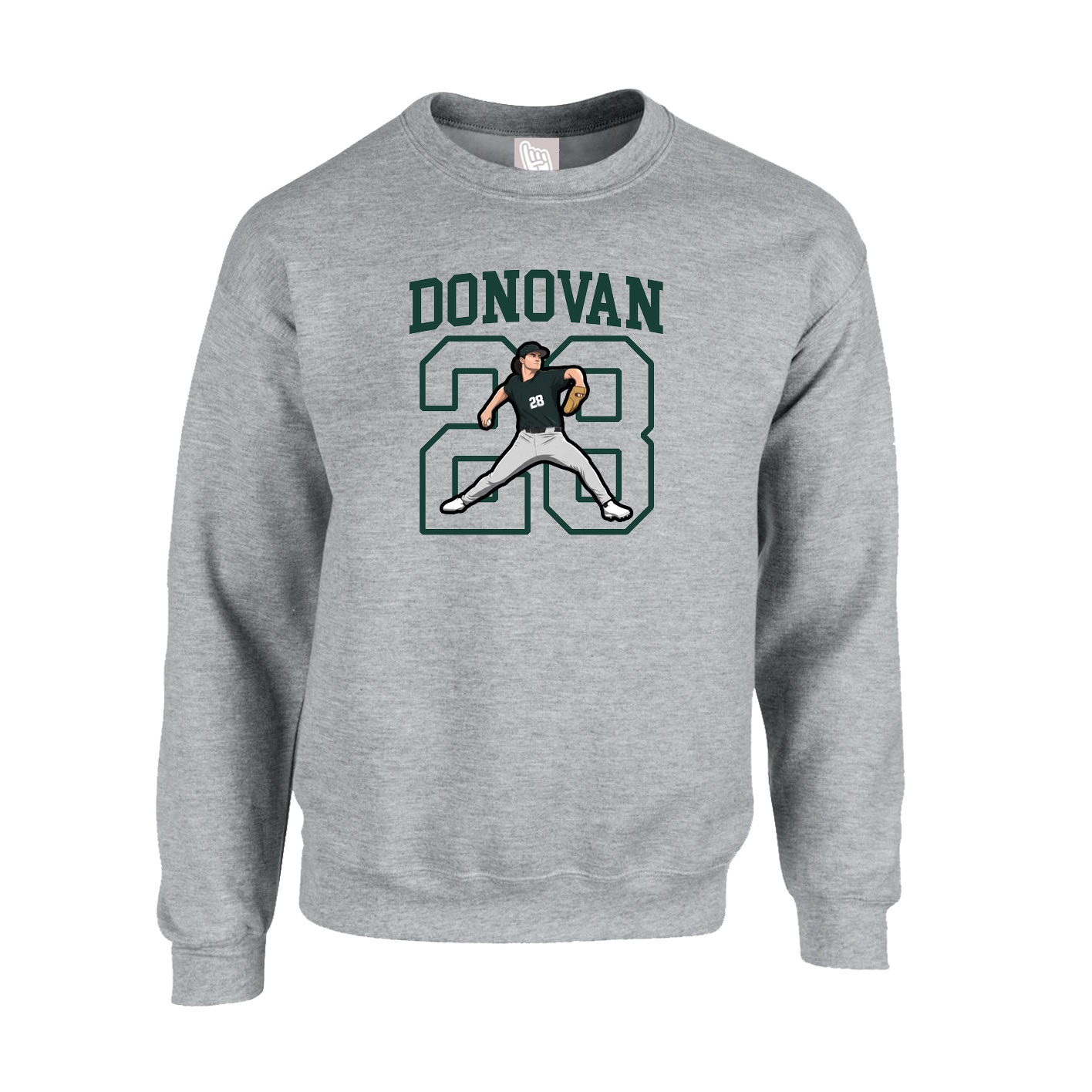 Fleece Crew — Shirsey in Grey
