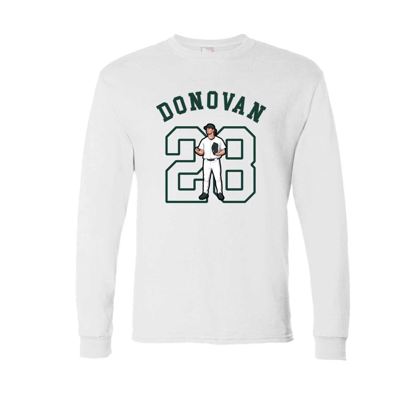 Long Sleeve Tee — Shirsey Arch in White