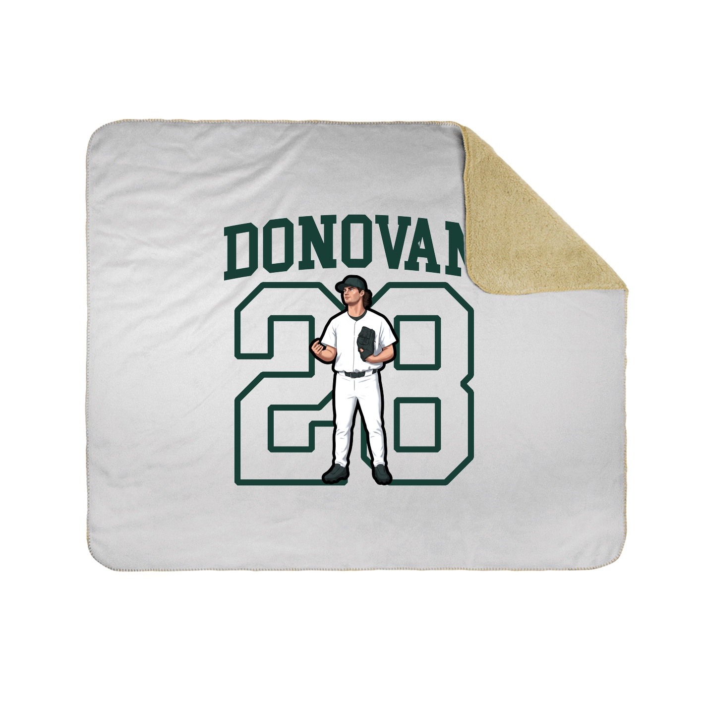 Throw Blanket — Shirsey in White