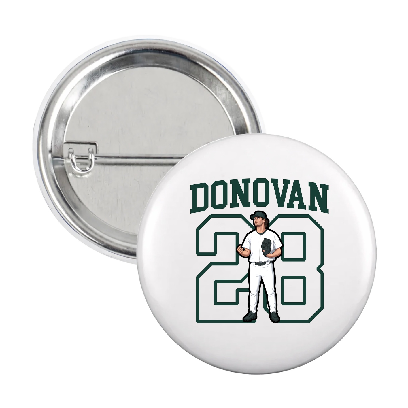 Game Day Button — Shirsey in White
