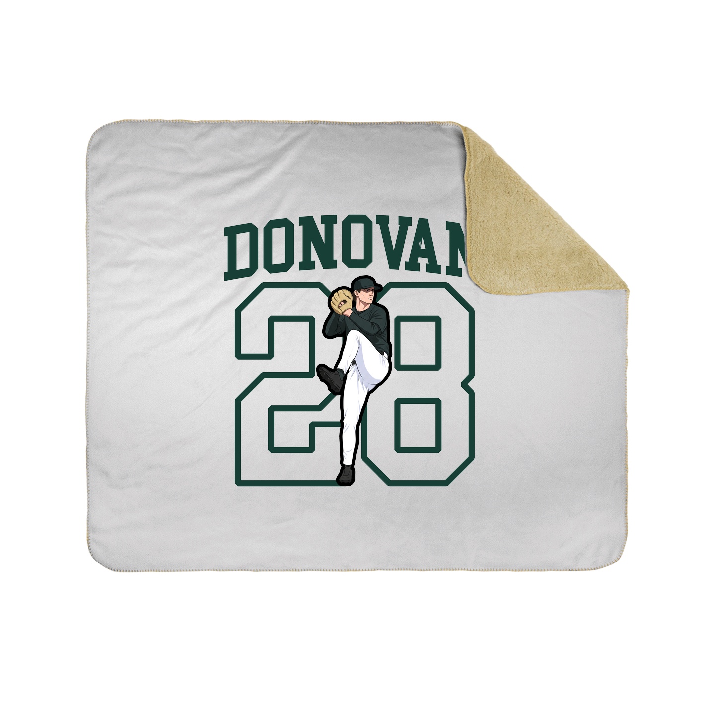 Throw Blanket — Shirsey in White