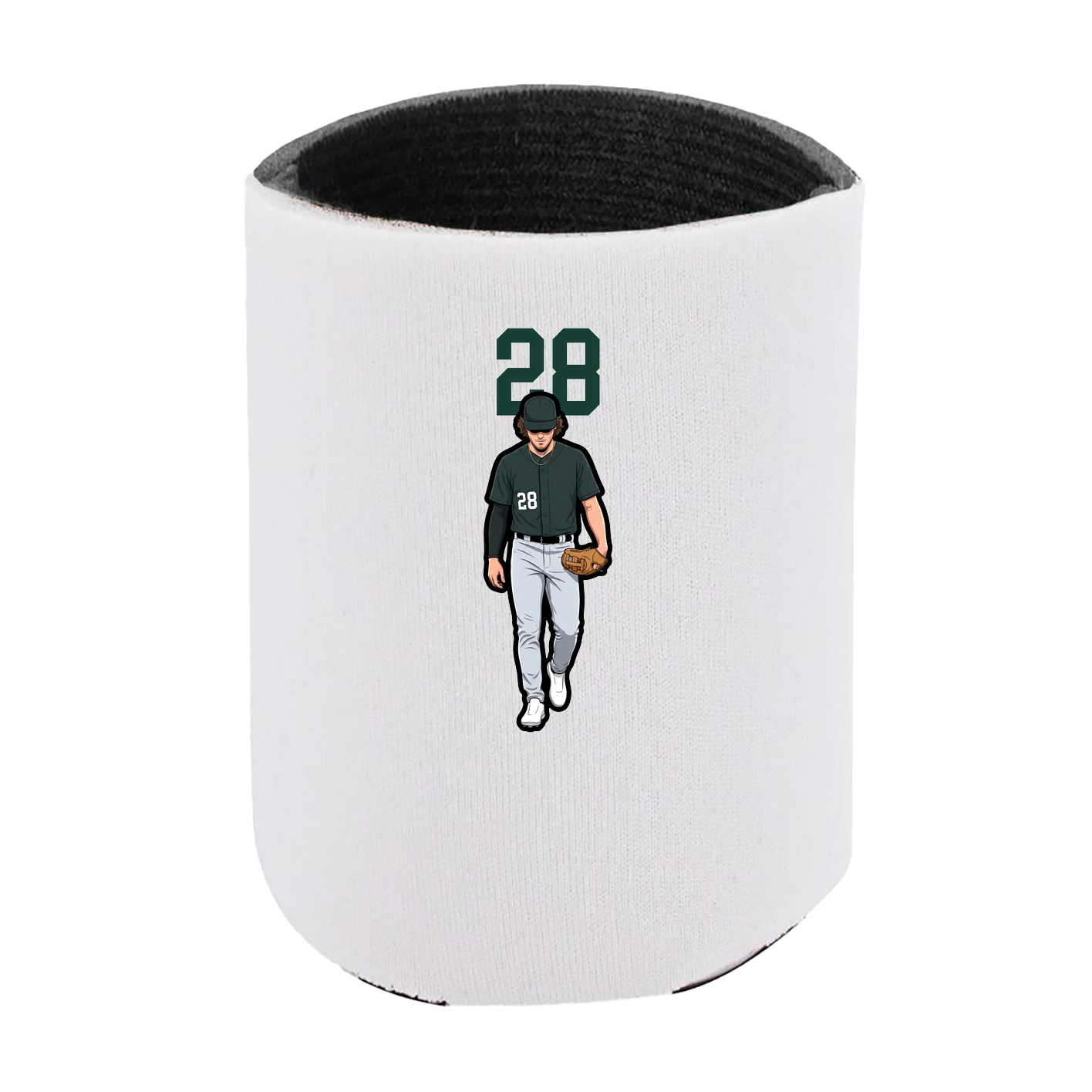 Can Holder — Number Top in White
