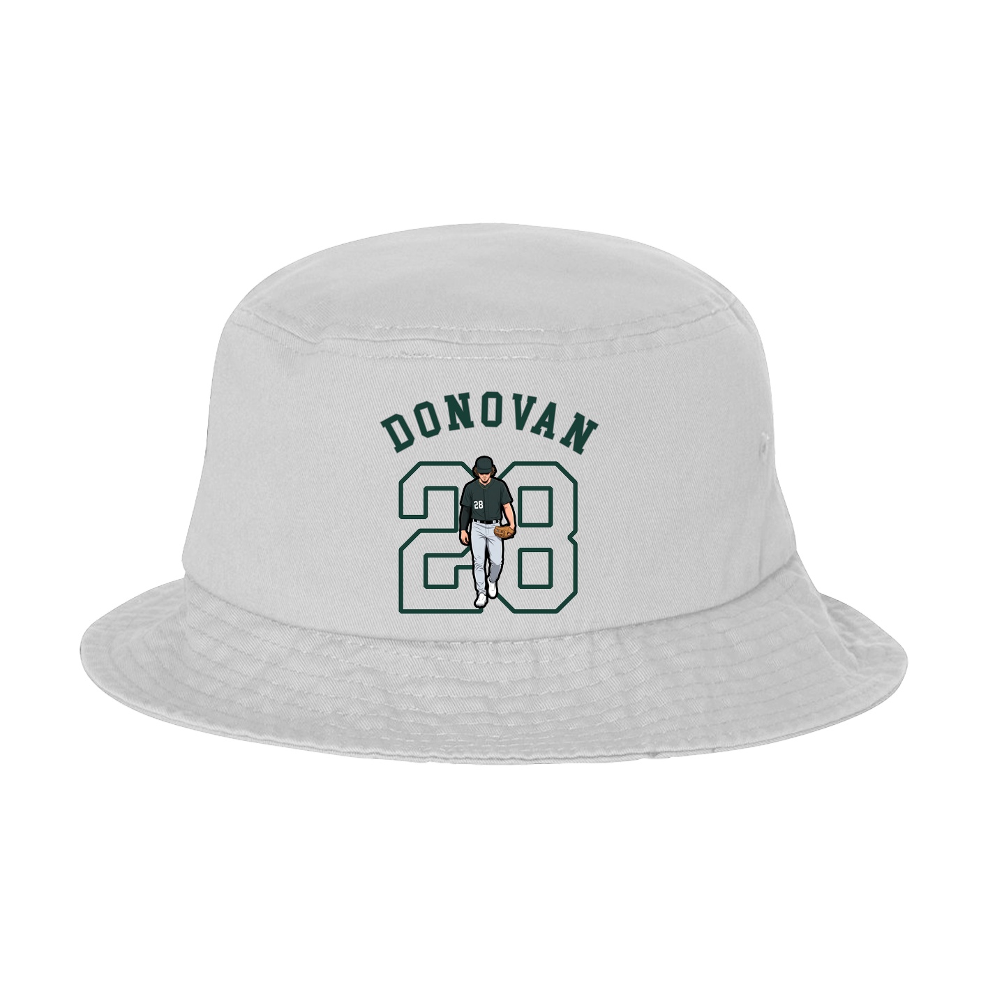 Bucket Cap — Shirsey Arch in White
