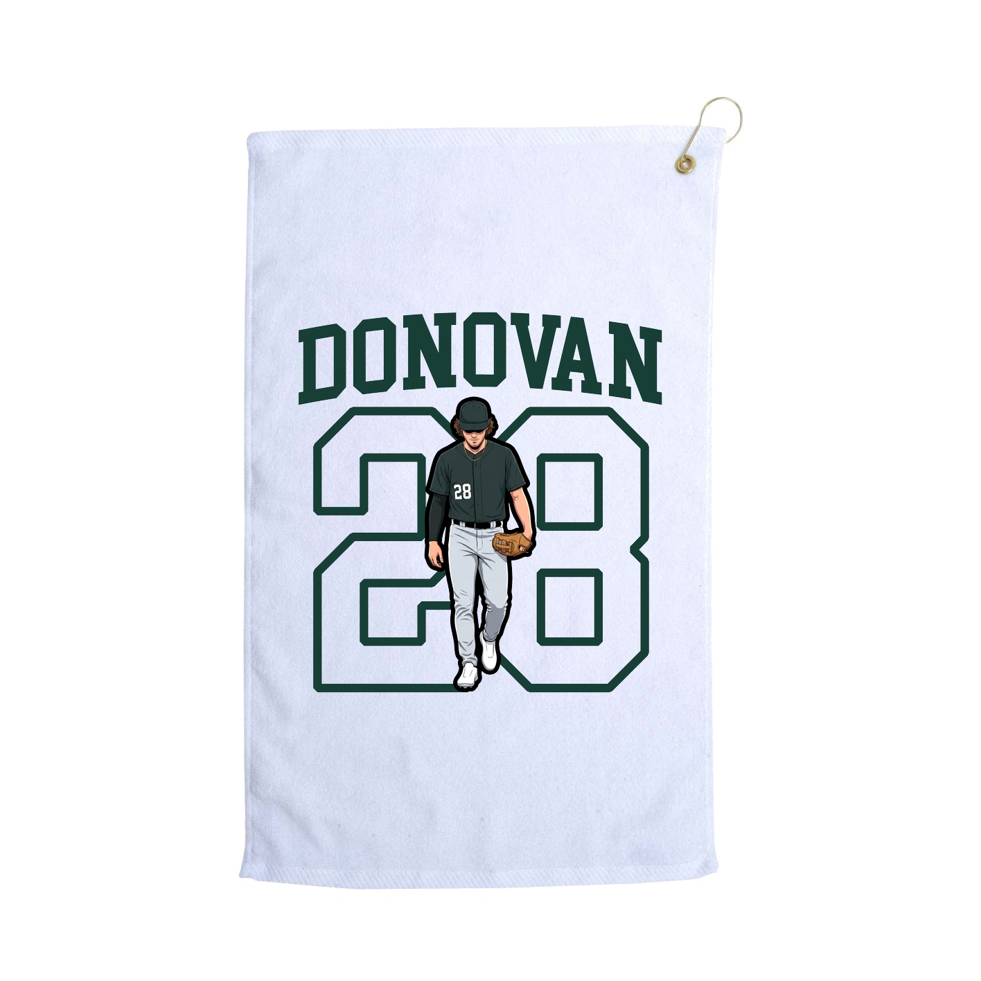 Golf Towel — Shirsey in White