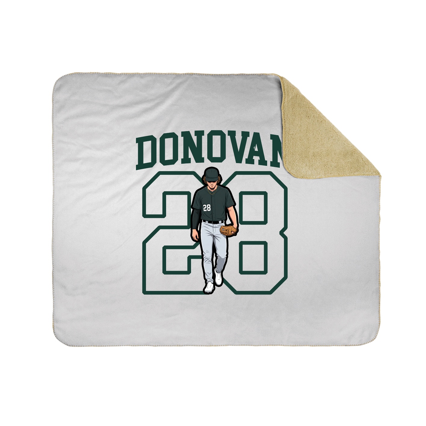 50x60 Sherpa Lined Throw Blanket