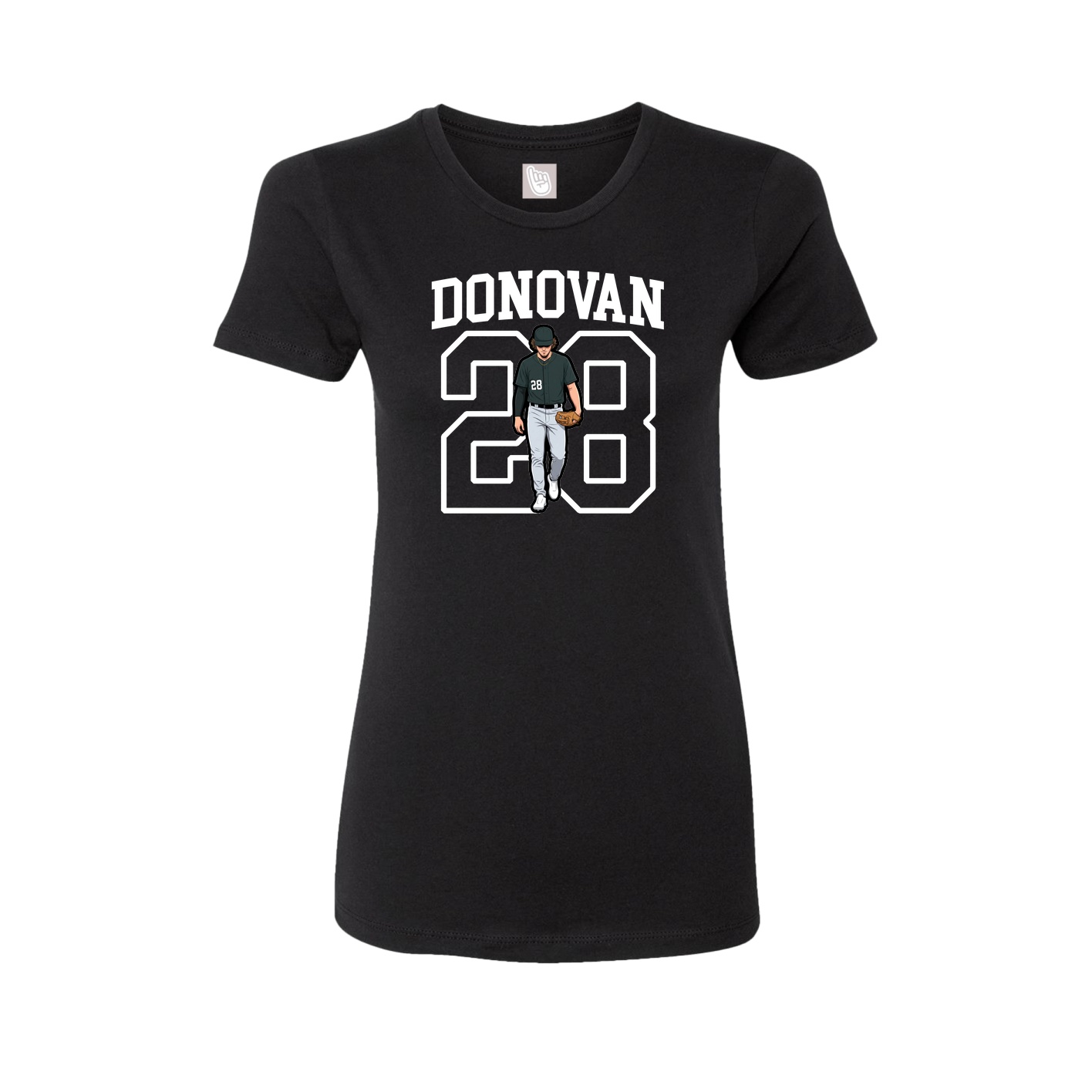 Fitted Women's Tee — Shirsey in Black