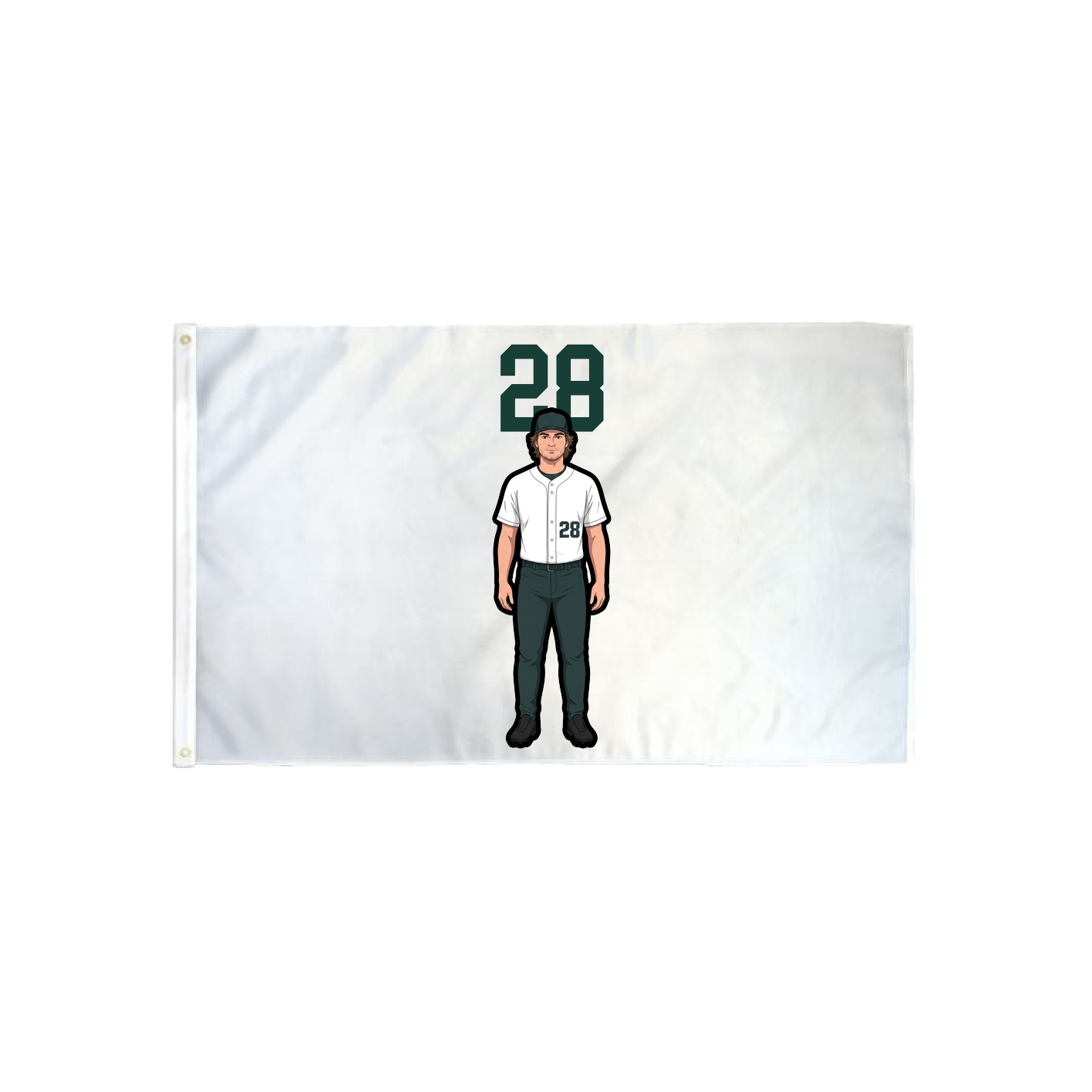 3x5 Flag — Number Top in Classic