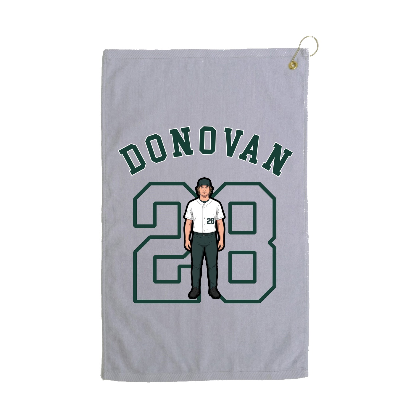 Golf Towel — Shirsey Arch in Grey
